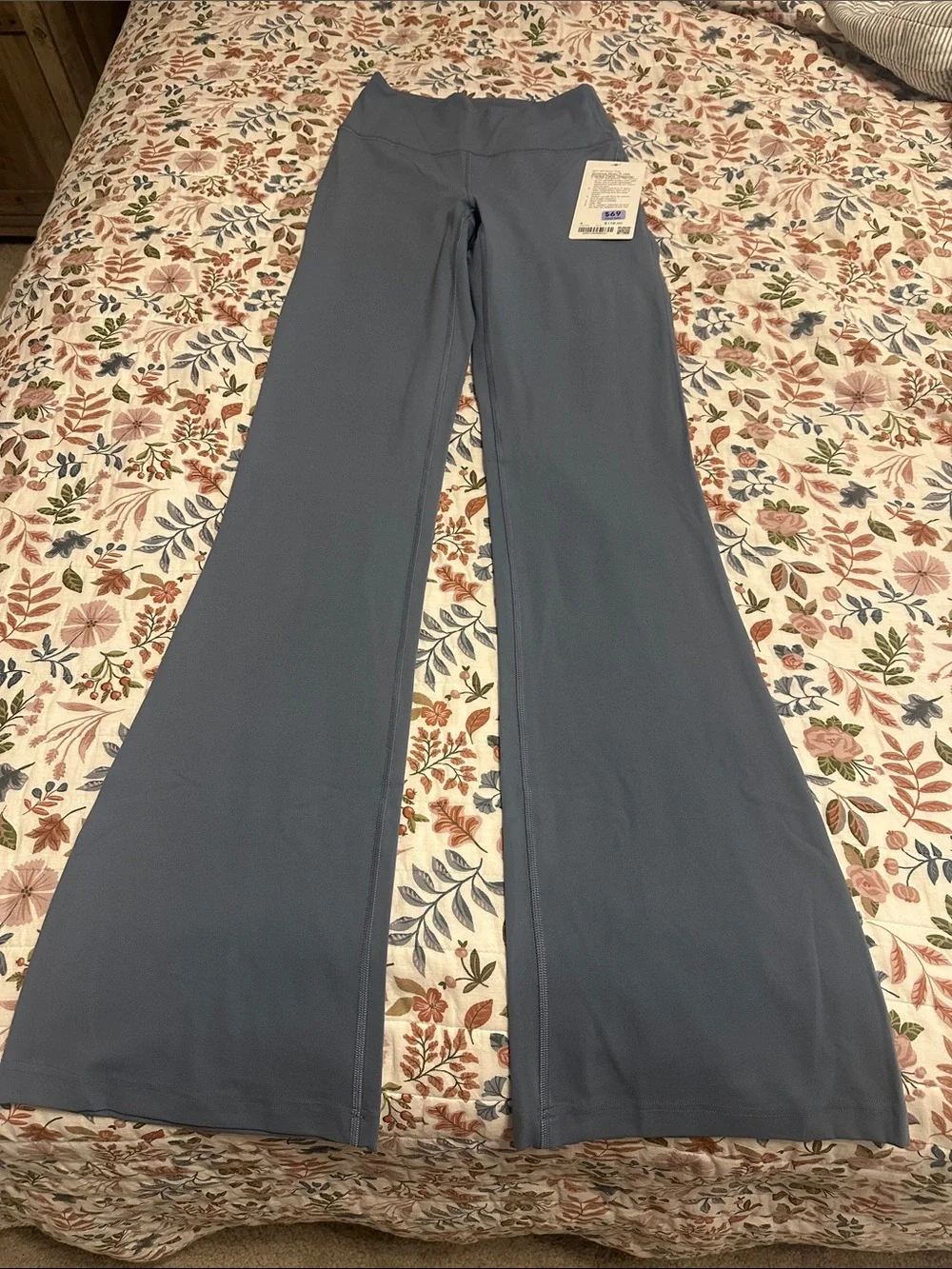 NWT Lululemon Groove Nulu High-Rise Flared Pant *Regular Steel Blue